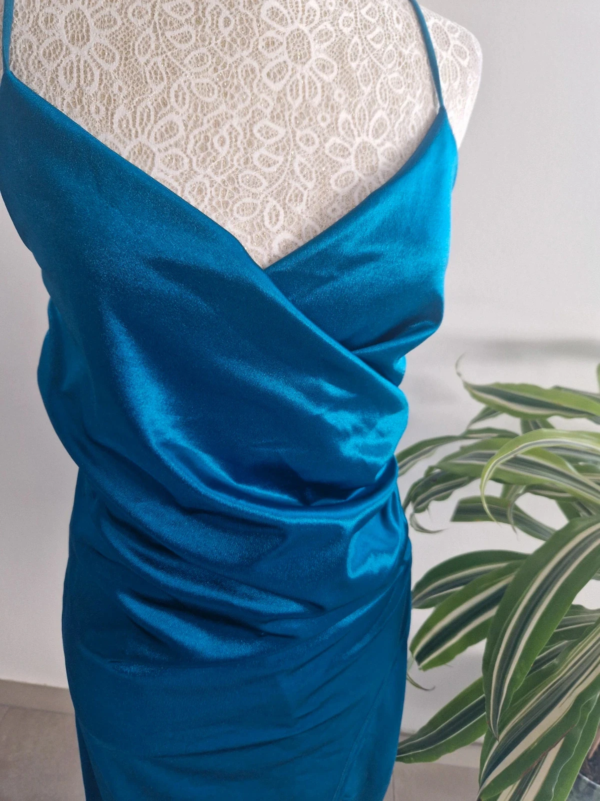 Satin Maxi Dress - S - M Made in Italy – photo 2